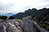 Bjergkæden Dentelles de Montmirail, Provence, Sydfrankrig.